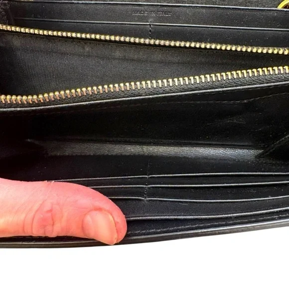 Saint Laurent YSL gold logo clutch bag wallet custom WOC - Picture 9 of 16